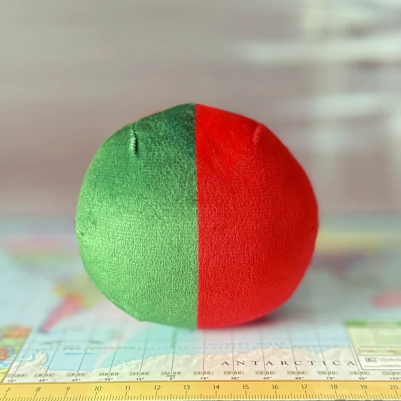 Portugal Countryball plushie, back view
