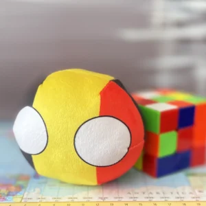 Belgium Countryball plushie, front view