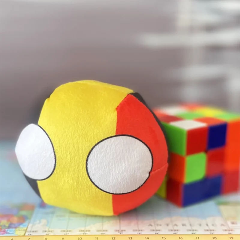 Belgium Countryball plushie, front view
