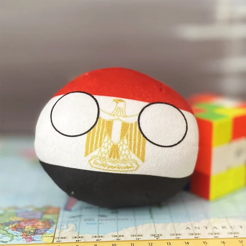 Egypt Countryball plushie, front view