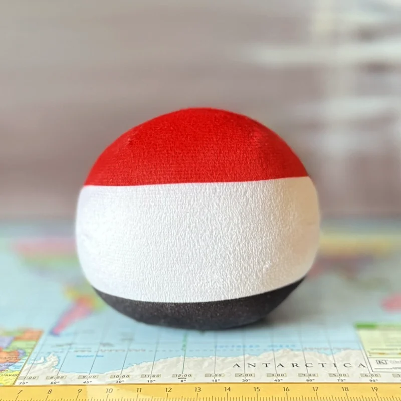 Egypt Countryball plushie, back view