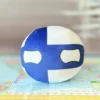 04-Finland-4-inch-2 V2 Finland Countryball plushie, side view