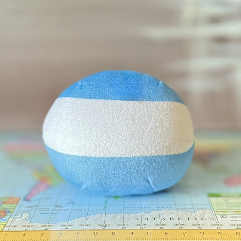 Argentina Countryball plushie, back view