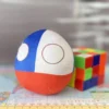 Chile Countryball plushie, front view