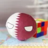 05-Qatar-4-inch-1 V2 Qatar Countryball plushie, front view
