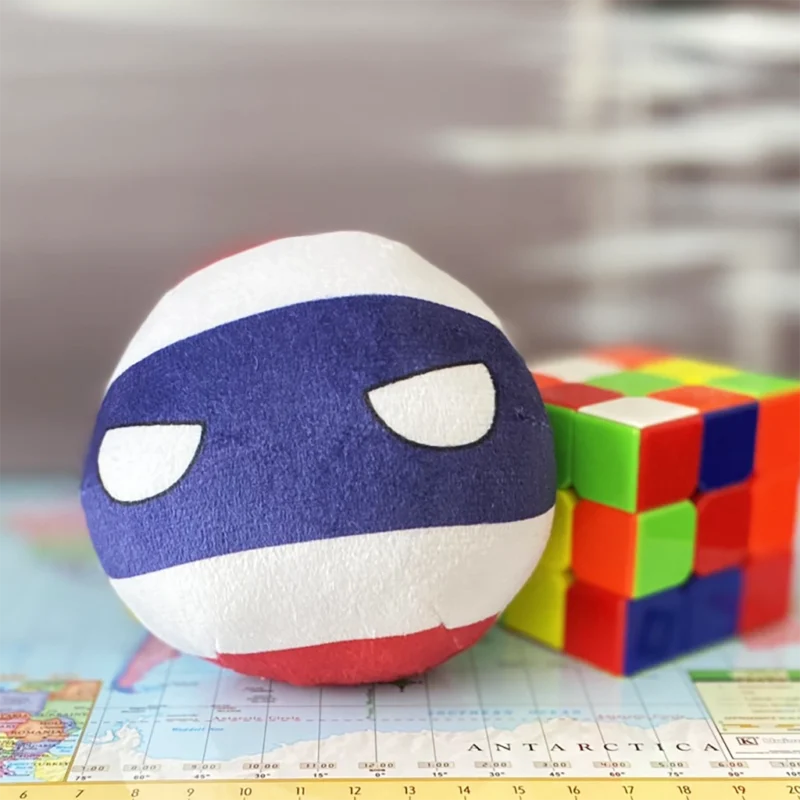 05-Thailand-4-inch-1 V2 Thailand Countryball plushie, front view