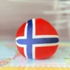 Norway Countryball plushie, back view