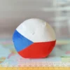 Czech Republic Countryball plushie, back view