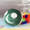 Pakistan Countryball plushie, front view