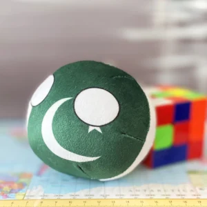 Pakistan Countryball plushie, front view