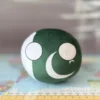 Pakistan Countryball plushie, side view