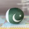 Pakistan Countryball plushie, back view