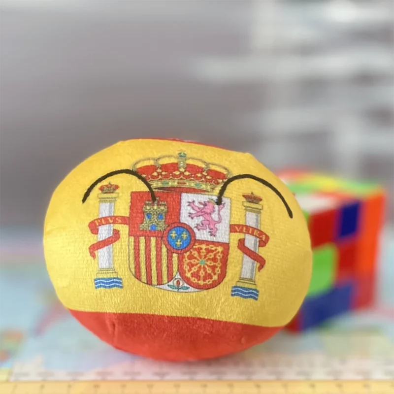 Spain Countryball plushie, front view