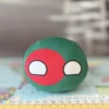 Bangladesh Countryball plushie, side view