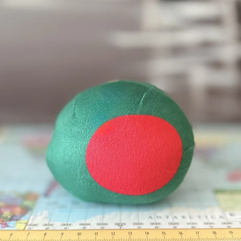 Bangladesh Countryball plushie, back view