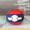 Laos Countryball plushie, side view