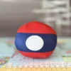 Laos Countryball plushie, back view