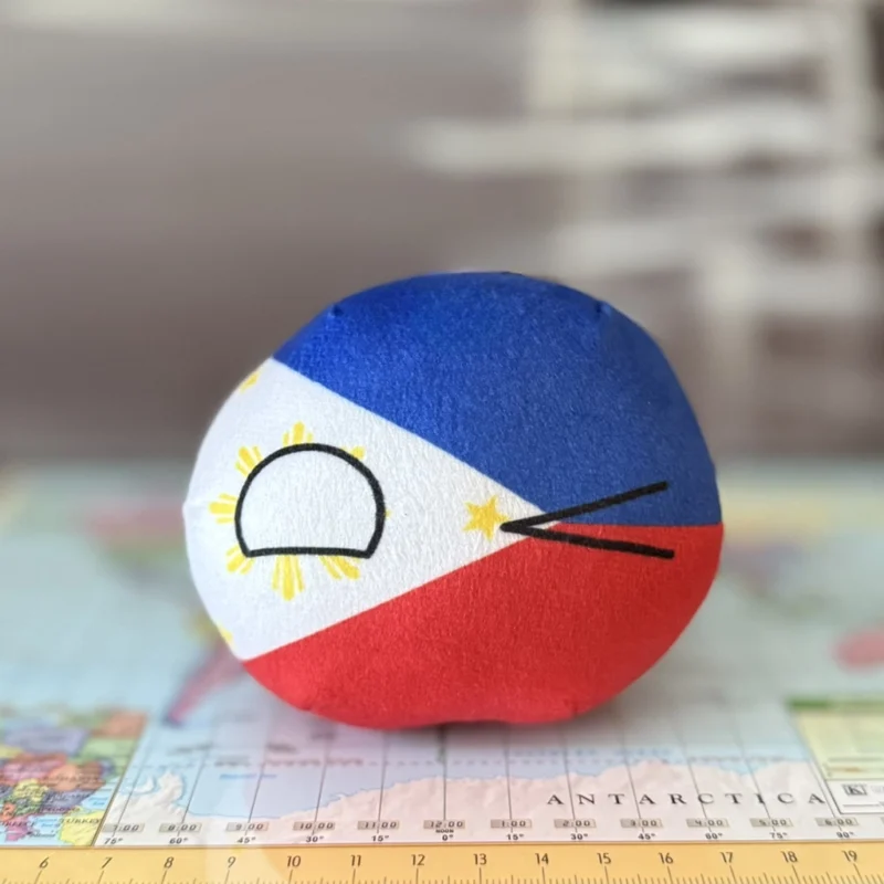 Philippines Countryball plushie, side view