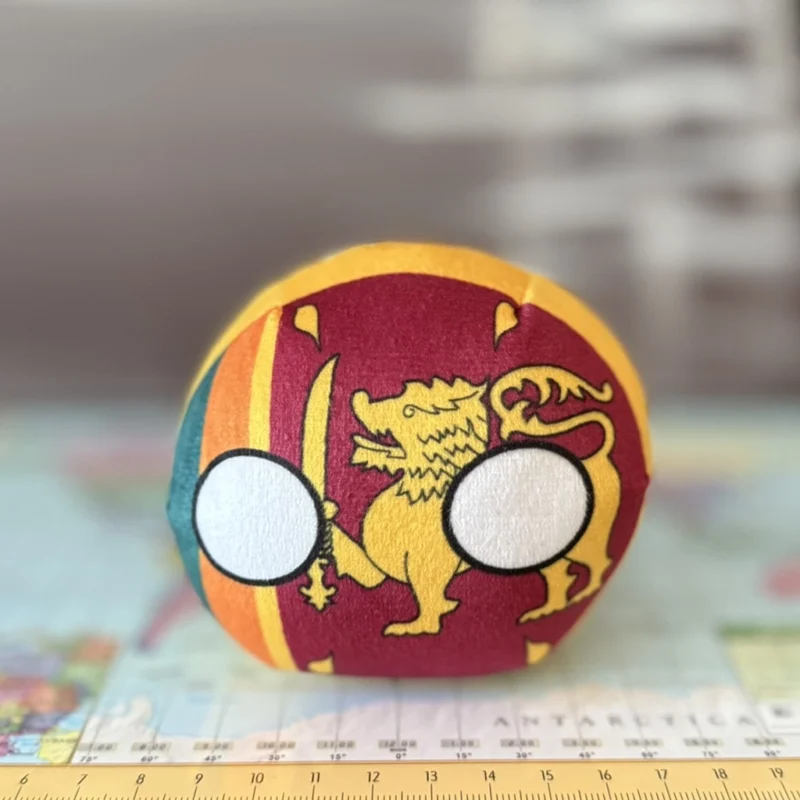 Sri Lanka Countryball plushie, side view