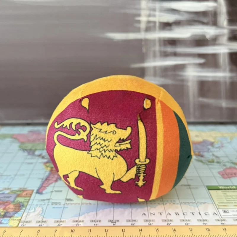Sri Lanka Countryball plushie, back view