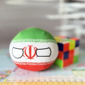 Iran Countryball plushie, front view