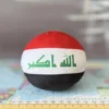 Iraq Countryball plushie, back view