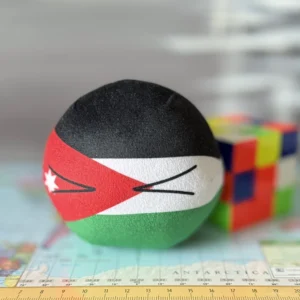 Jordan Countryball plushie, front view
