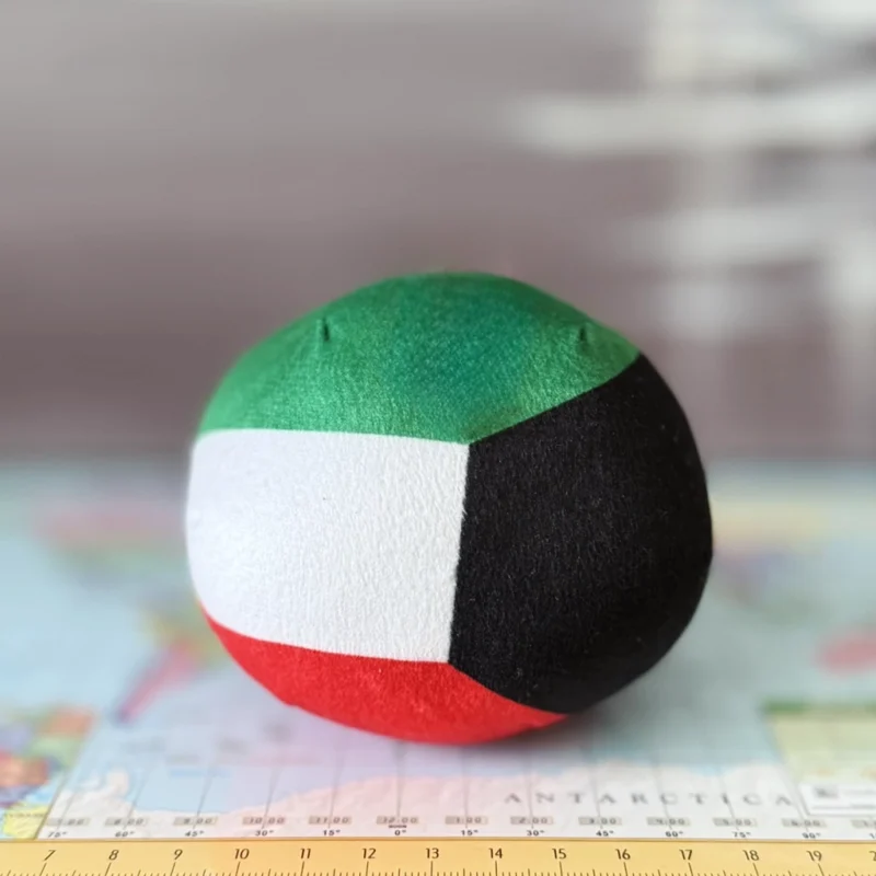 Kuwait Countryball plushie, back view
