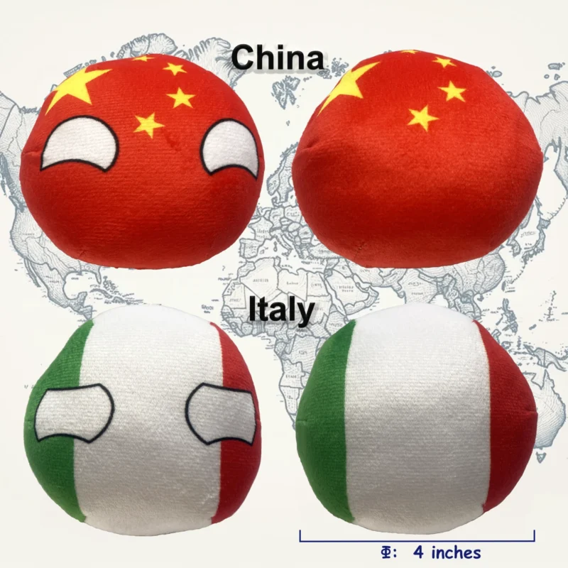 6PC: France, USA, China, Italy, Mexico, Turkey, arranged product view