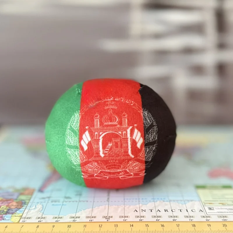 Afghanistan Countryball plushie, back view