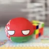 Belarus Countryball plushie, front view