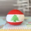 Lebanon Countryball plushie, back view