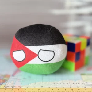 Palestine Countryball plushie, front view