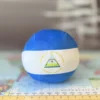 Nicaragua Countryball plushie, back view