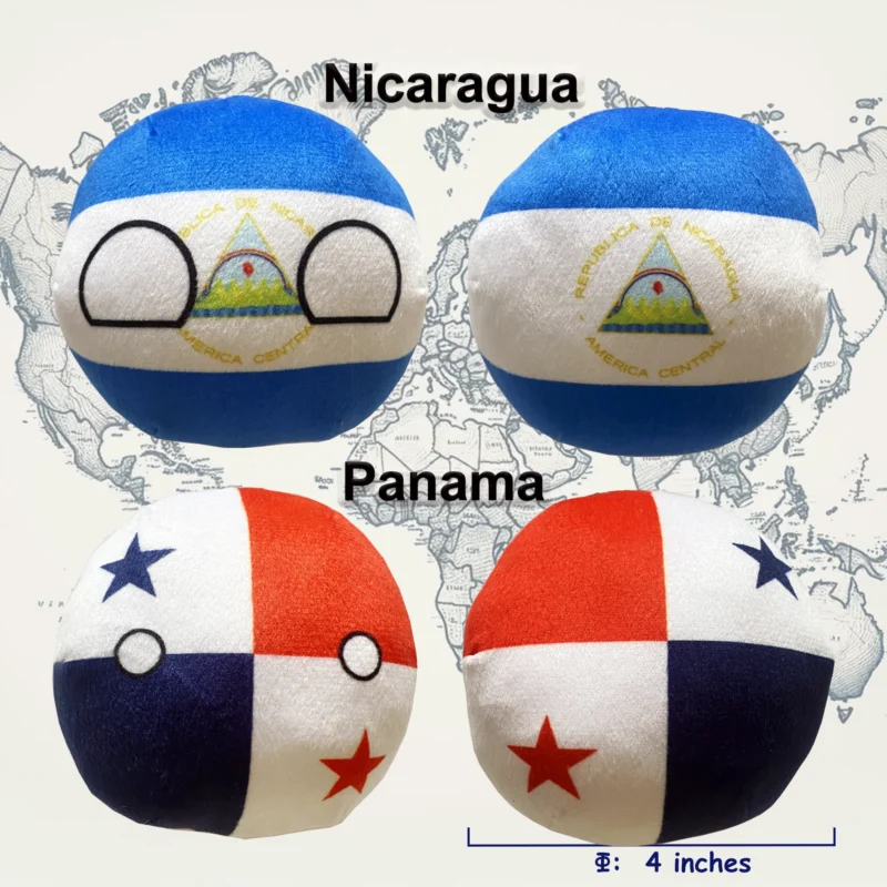 6PC: Nicaragua, Honduras, Cuba, Guatemala, Panama, Dominica, additional product view
