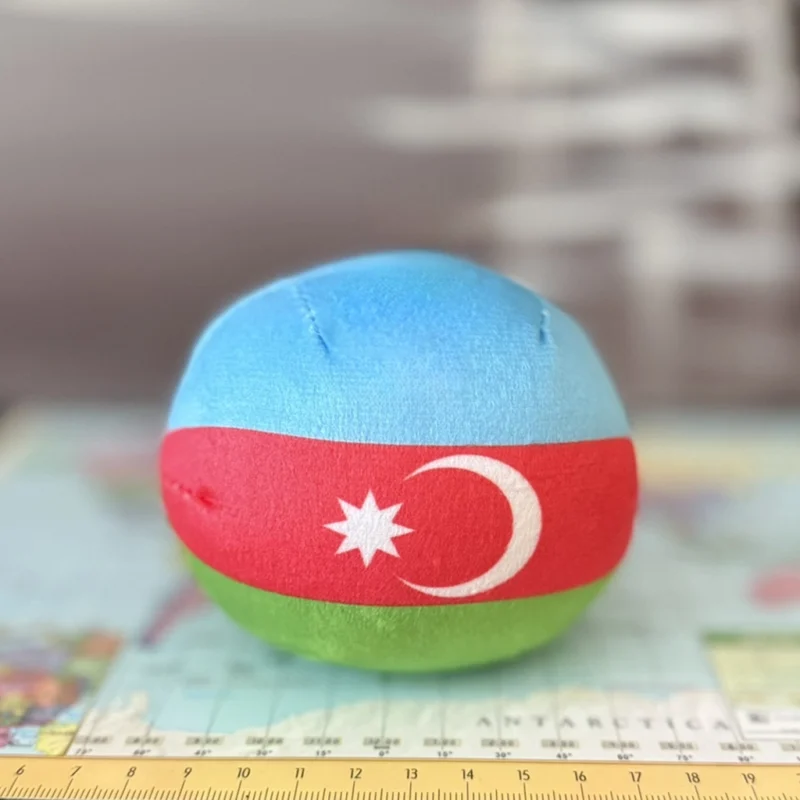 Azerbaijan Countryball plushie, back view