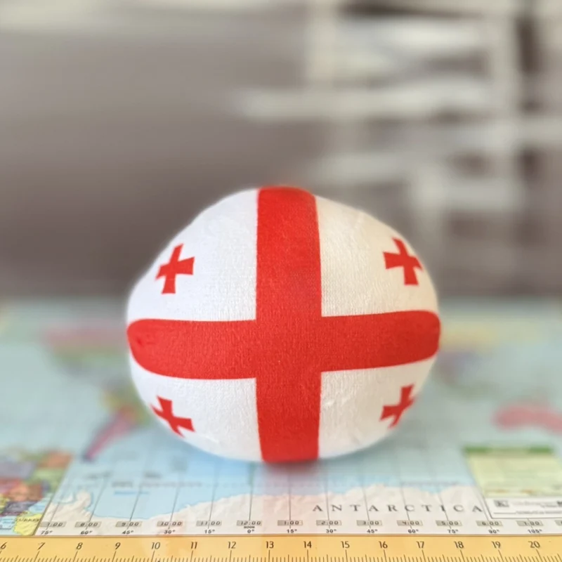 Georgia Countryball plushie, back view