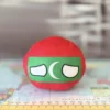 Maldives Countryball plushie, side view