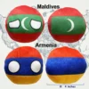 6PC: Armenia, Azerbaijan, Georgia, Bahrain, Oman, Maldives, additional product view