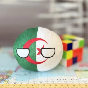 Algeria Countryball plushie, front view