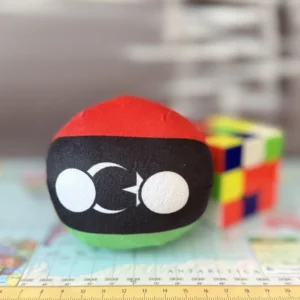 Libya Countryball plushie, front view