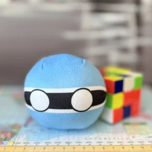 Botswana Countryball plushie, front view