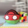 Malawi Countryball plushie, front view