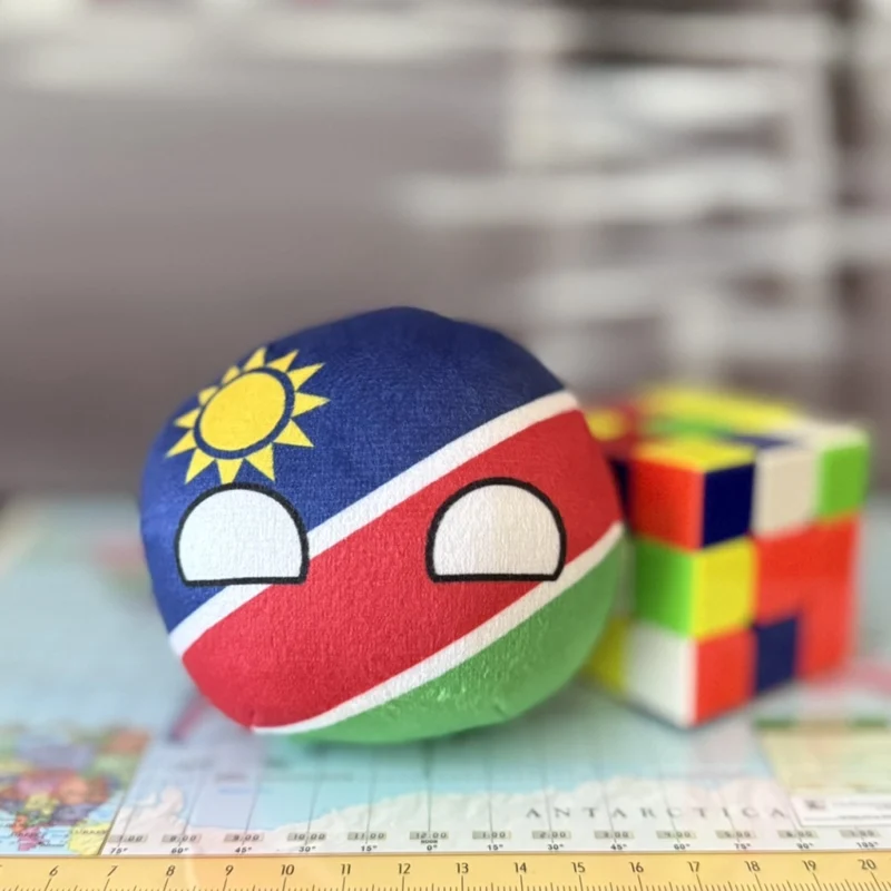 Namibia Countryball plushie, front view
