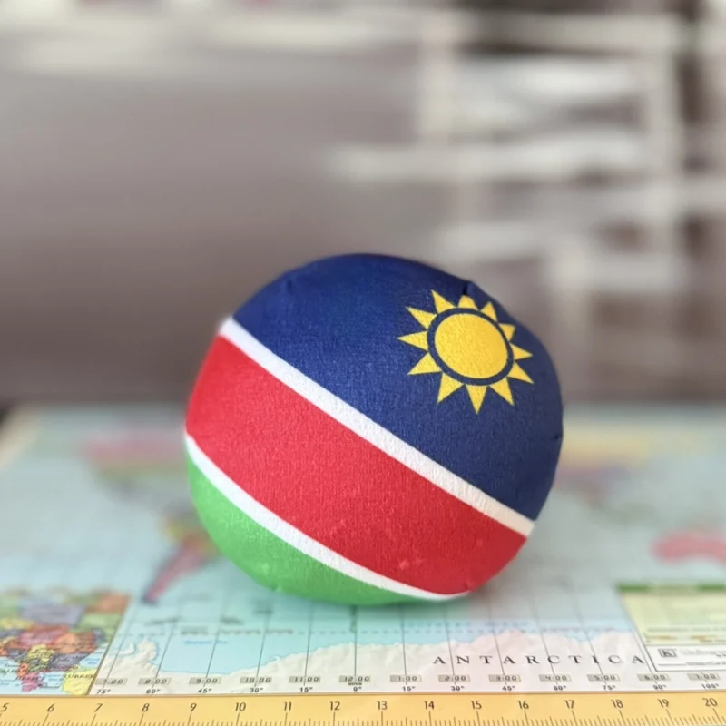 Namibia Countryball plushie, back view