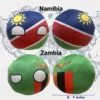 6PC: Namibia, Botswana, Zimbabwe, Mozambique, Zambia, Malawi, additional product view