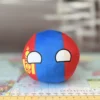 Mongolia Countryball plushie, side view
