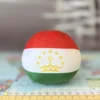 Tajikistan Countryball plushie, back view