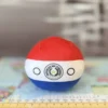 16-Paraguay-4-inch-2 V2 Paraguay Countryball plushie, side view