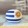 Uruguay Countryball plushie, back view